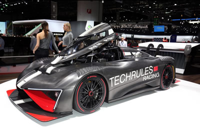 Techrule Electric Sports Car with Gas Turbine Range Extender 